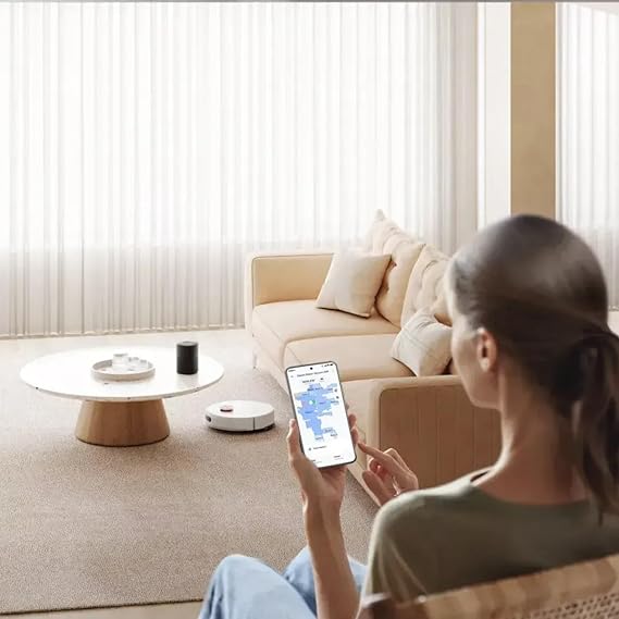 Robô Aspirador Xiaomi S40 Inteligente Branco | 10.000Pa, Navegação LiDAR, Alexa e Google Assistant