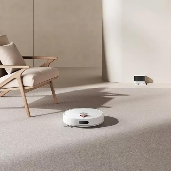 Robô Aspirador Xiaomi S40 Inteligente Branco | 10.000Pa, Navegação LiDAR, Alexa e Google Assistant