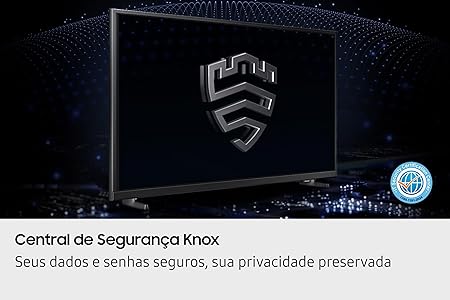 Smart TV Samsung Crystal UHD 4K com Processador Crystal 4K, HDR, Tizen, Gaming Hub e SmartThings