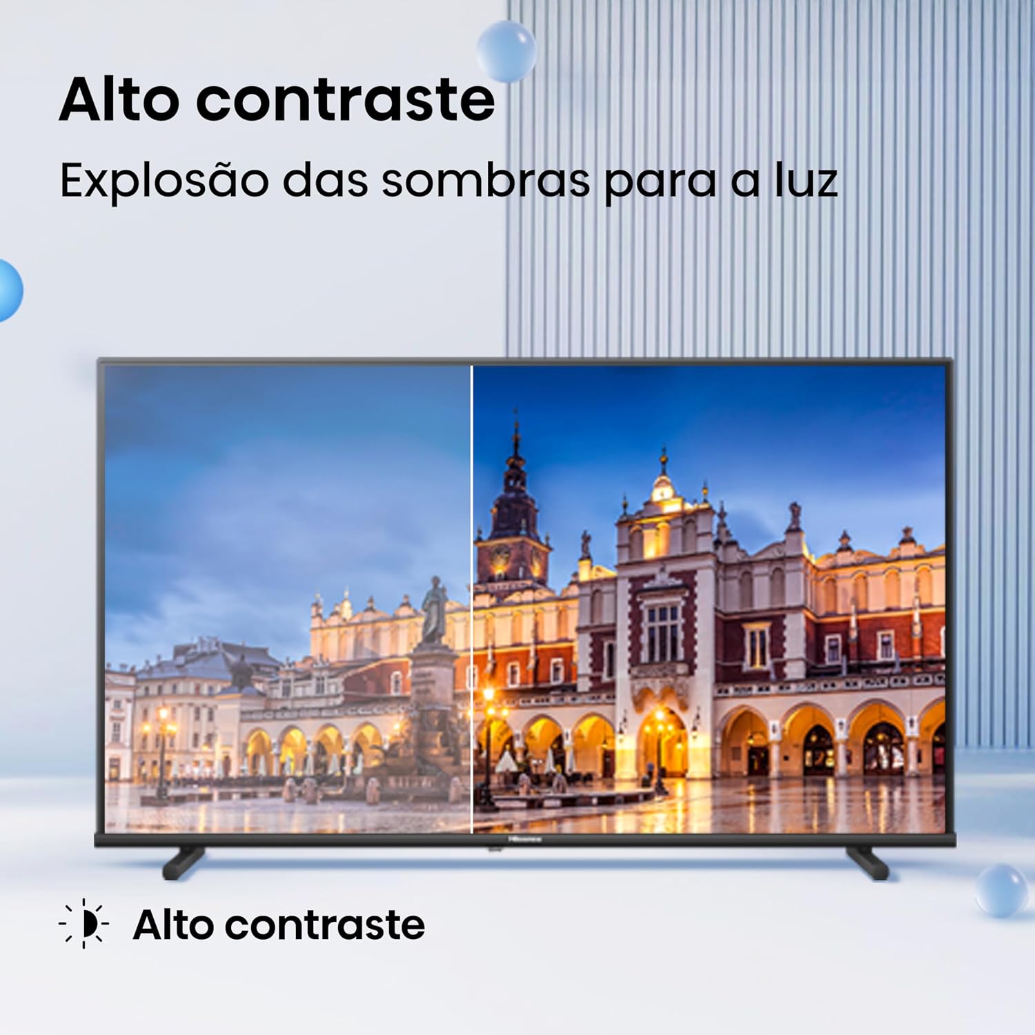 Smart TV Hisense 40" Full HD 40A4NV com HDR10, DTS Virtual, Alexa e Google Home